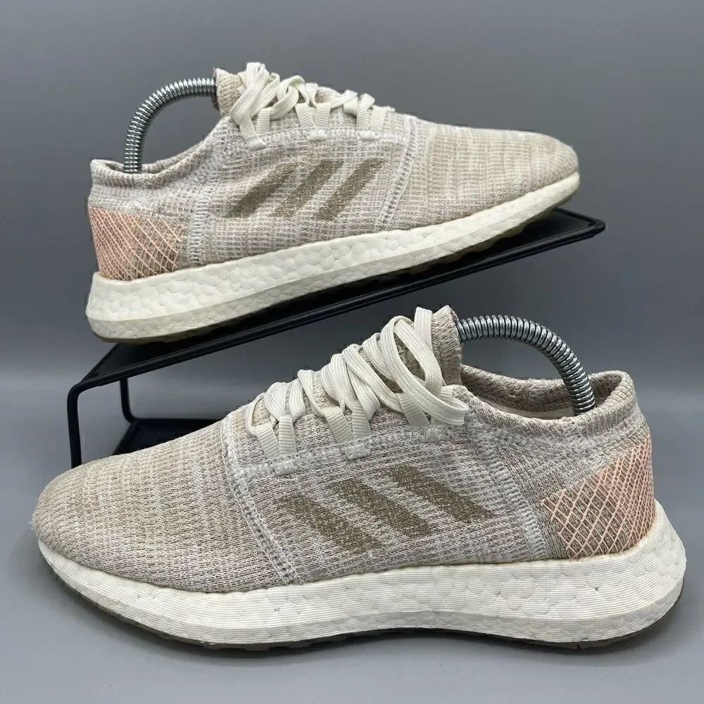 Adidas Pureboost Go G54519 Womens Size 7 White Ash Pearl Sneakers Shoes